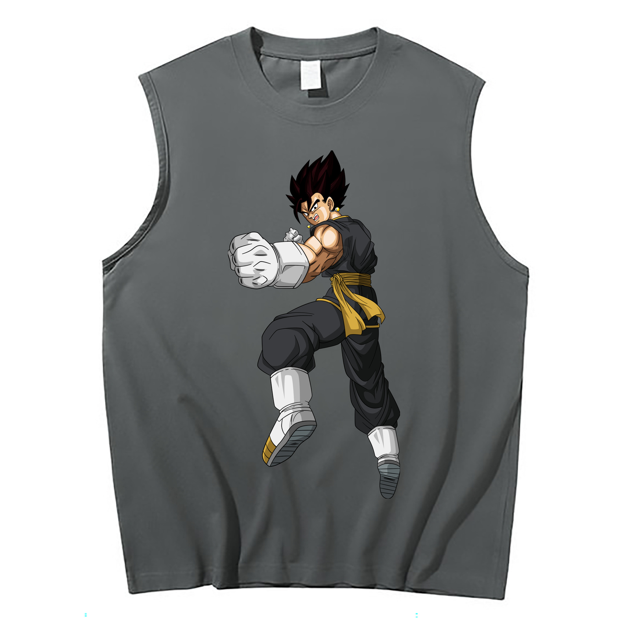 （画像用） ドラゴンボール ベジット DRAGON BALL Vegetto コットン100％タンクトップ（フロントプリント）